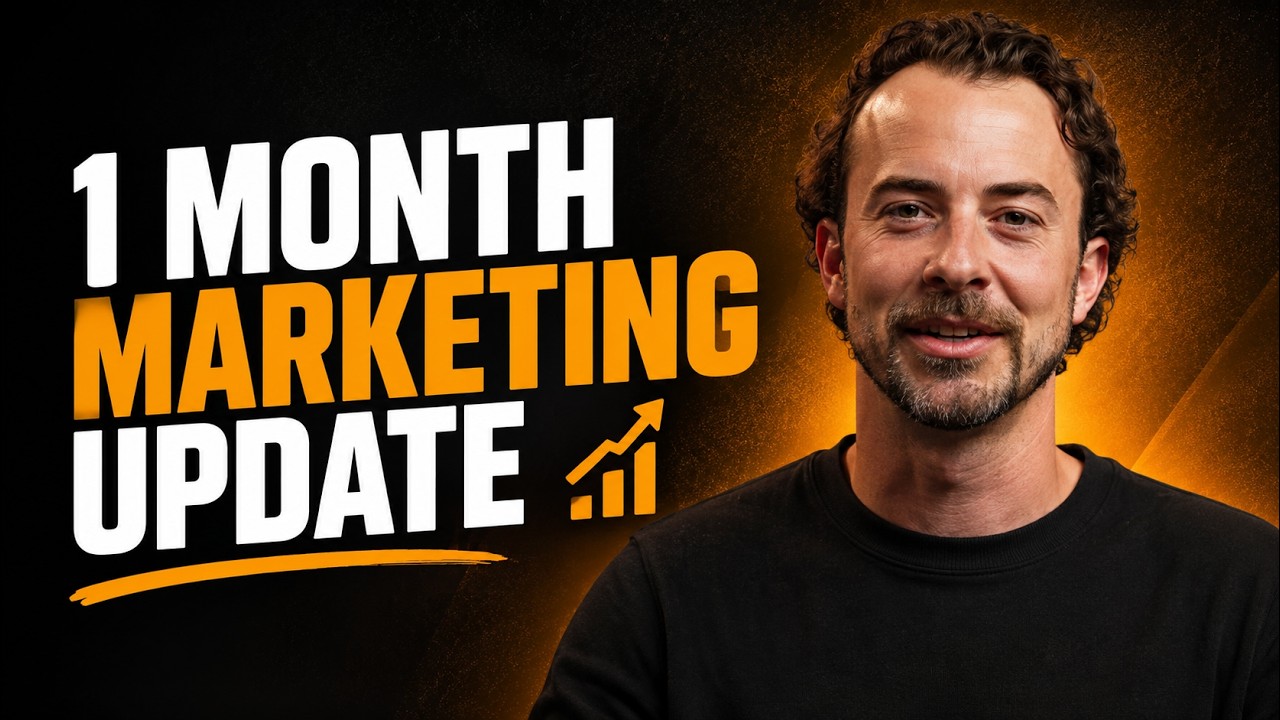 Thumbnail for the video: Month 1 of Marketing My Own Agency.